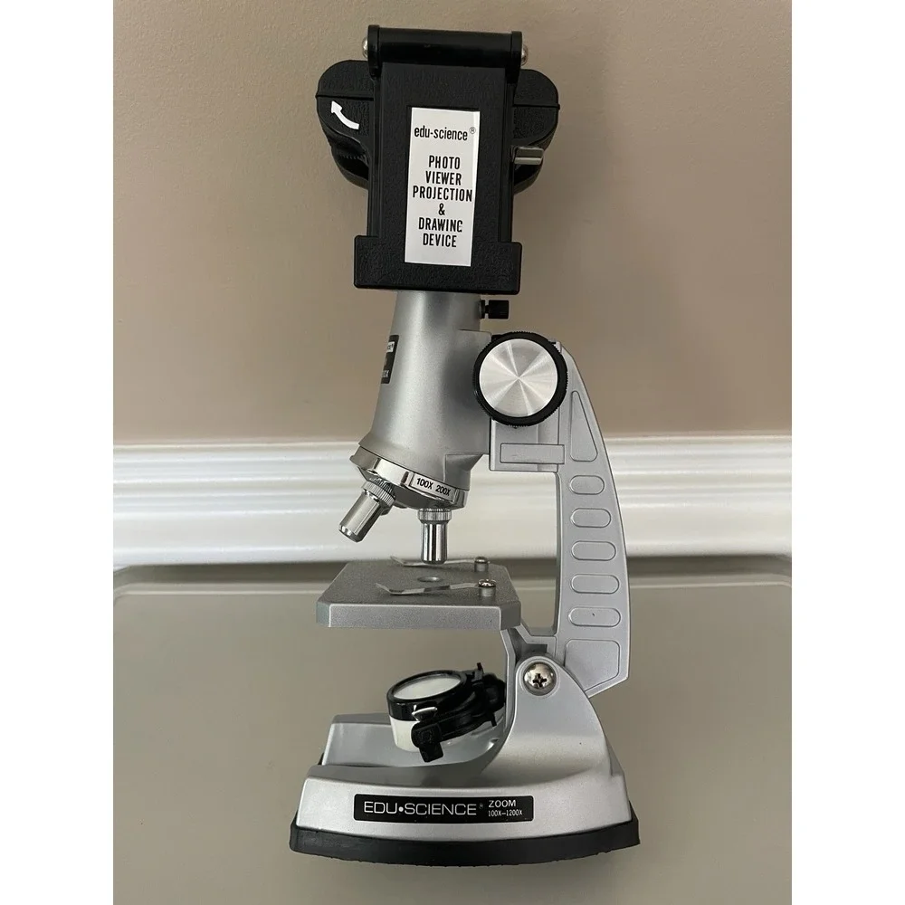 EDU•SCIENCE Microscope Kit 5 Way 100X - 1200X Light Bulb Not Working